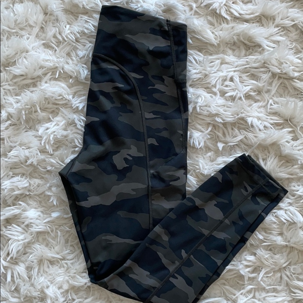 Athleta camo tights